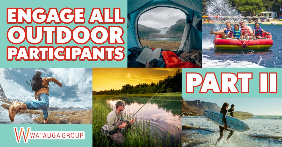Engaging outdoor participants part ii - marketing